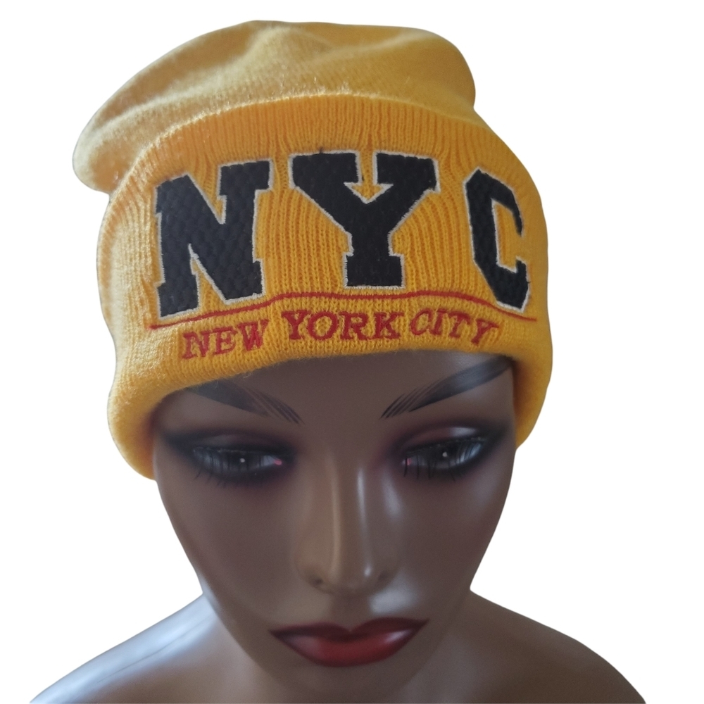 New York City NYC Letter Embroidered Casual Beanie  Hat
